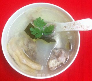 水鸭冬瓜汤的做法步骤：7