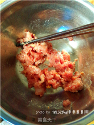 小米肉丸的做法步骤：2