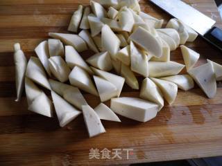 鲍汁烧茭白的做法步骤：3