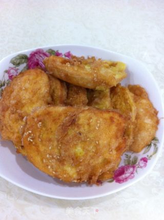 鸡蛋馒头片的做法步骤：8