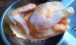 脆皮白切鸡的做法步骤：1