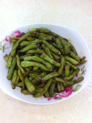 酱爆四季豆的做法步骤：9