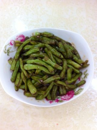 酱爆四季豆的做法步骤：10