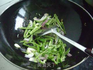 家常蔬菜炒肉丝的做法步骤：3