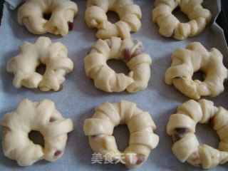 葡萄干花形面包的做法步骤：16