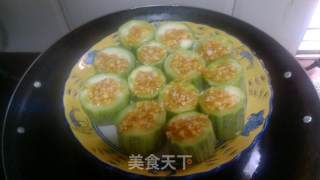 蒜蓉蒸丝瓜的做法步骤：5