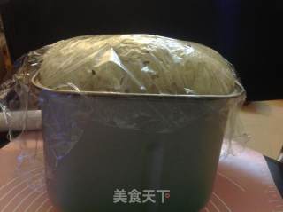 抹茶红豆吐司(面包机版)的做法步骤：5