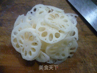 梅干菜炒莲藕的做法步骤：3