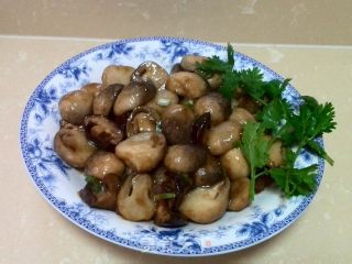 蚝油双菇的做法步骤：6