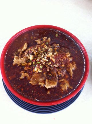 水煮牛肉片的做法步骤：14