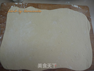 香豆粉花卷的做法步骤：5