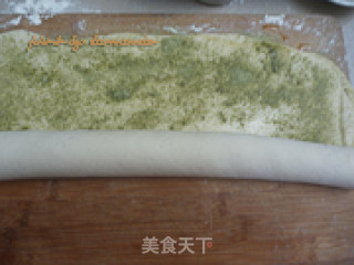 香豆粉花卷的做法步骤：7