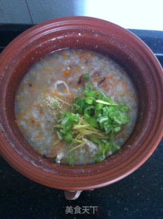 香菇鸡肉粥的做法步骤：11