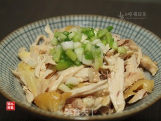 葱油手撕鸡的做法步骤：9