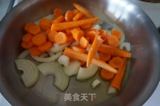 培根蔬菜小扁豆的做法步骤：3