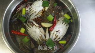 生卤海蟹的做法步骤：4