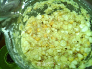 炸糯玉米粑的做法步骤：3