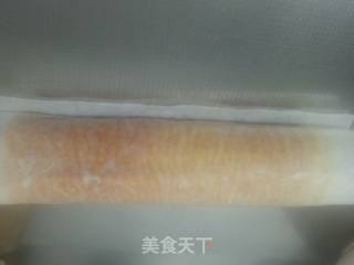 香蕉可可蛋糕卷的做法步骤：8
