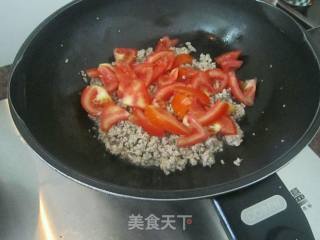 茄汁肉酱拌凉皮的做法步骤：5