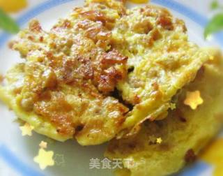 【猪肉菜脯】煎蛋饼的做法步骤：5