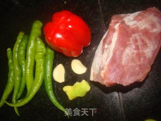 小炒肉的做法步骤：1