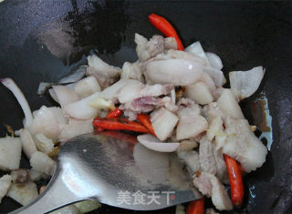 回锅肉（简易版）的做法步骤：7