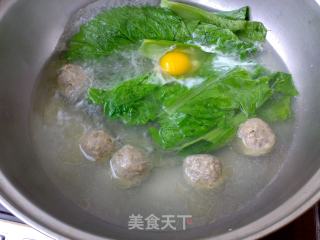 川辣牛肉丸汤面的做法步骤：4
