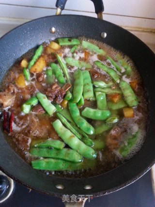 油豆角炖排骨的做法步骤：9
