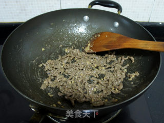 秋葵炒牛肉的做法步骤：7