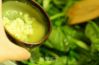 姜汁芥蓝的做法步骤：5