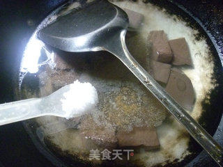清汤鹅血的做法步骤：7