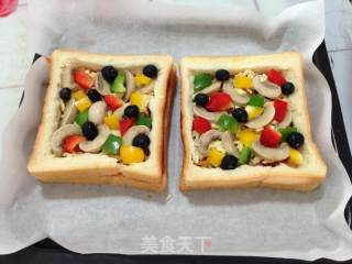 懒人早餐----【吐司培根披萨】的做法步骤：8