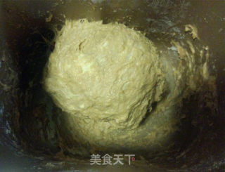 红糖核桃土司（常温中种法）的做法步骤：4
