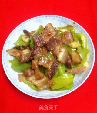 五花肉炒青辣椒的做法步骤：9