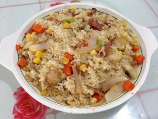 【培根芝士焗饭】-----经典浓香美味的做法步骤：8