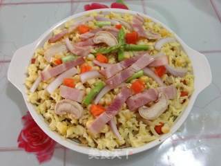 【培根芝士焗饭】-----经典浓香美味的做法步骤：9