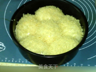 鲜奶油蓝莓夹心花冠包的做法步骤：13