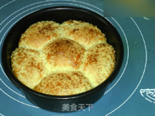 鲜奶油蓝莓夹心花冠包的做法步骤：15