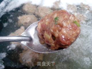 丝瓜丸子粉丝汤的做法步骤：5