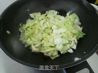 辣炒干锅包菜的做法步骤：4