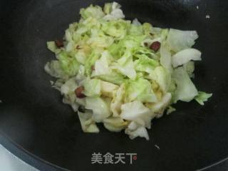 辣炒干锅包菜的做法步骤：5