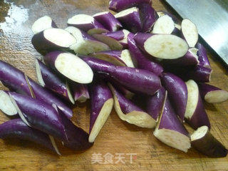 鲜虾炒茄子的做法步骤：3
