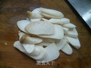 梅干菜里脊肉炒杏鲍菇的做法步骤：2