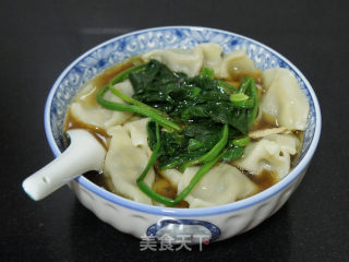 简易菠菜肉丝饺的做法步骤：11