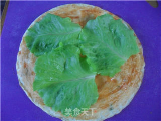 火腿鸡蛋饼的做法步骤：10