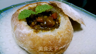 咖喱法包盅——混搭出美味的做法步骤：17