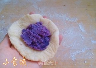 幸福的味道【紫薯四叶草面包】的做法步骤：6