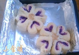 幸福的味道【紫薯四叶草面包】的做法步骤：9