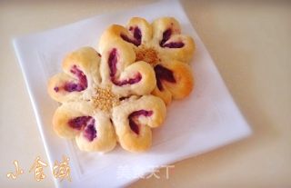 幸福的味道【紫薯四叶草面包】的做法步骤：10