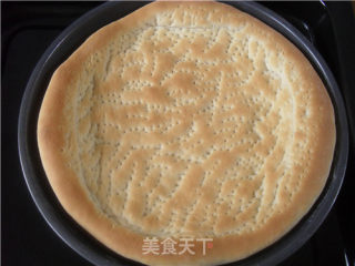 火腿虾仁披萨的做法步骤：14